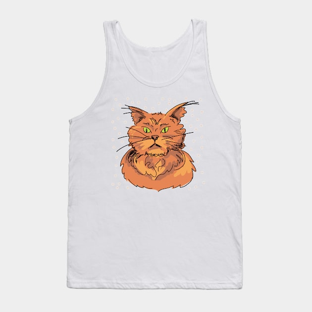 Angry Kitty Tank Top by SWON Design